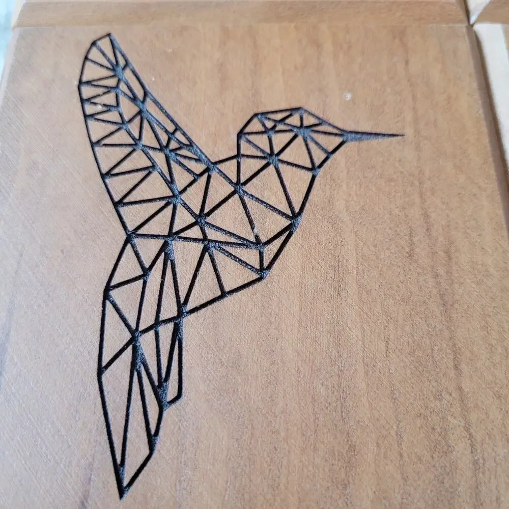 Hummingbird Wood Block Set –‎ HummerBird Celebration 2021 Thick Wooden Coasters